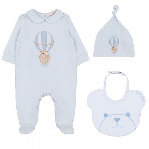 Ensemble body + bonnet + bavoir_10310