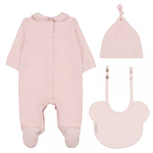 Ensemble body + bonnet + bavoir_10315