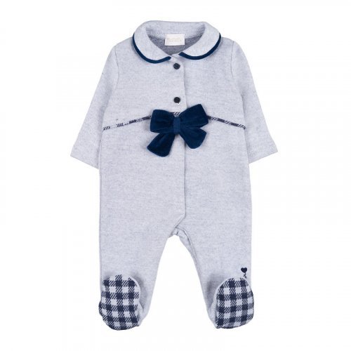 Open front babygro with bow_10743