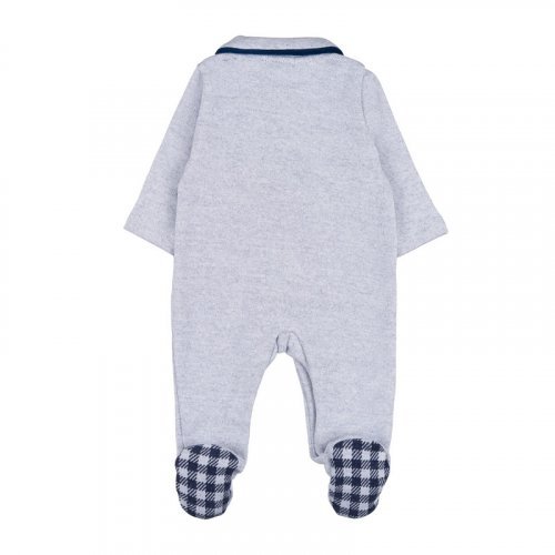 Open front babygro with bow_10744