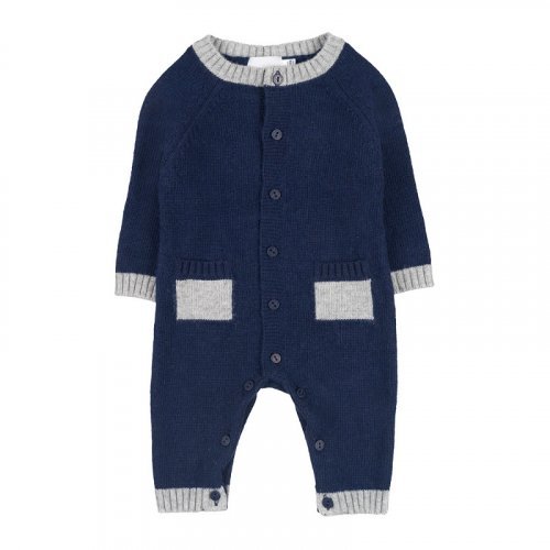 Open front babygro without blue collar_10113