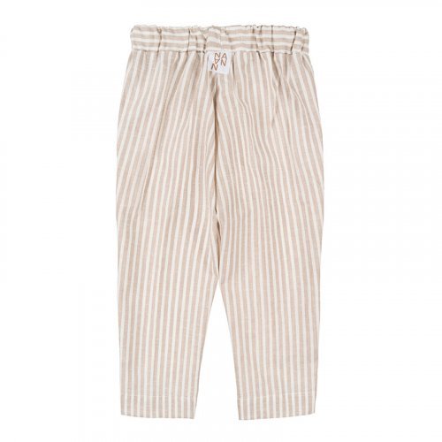 Pantalon Rayé Beige_4555