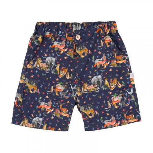 Pantaloni con fantasia jungle