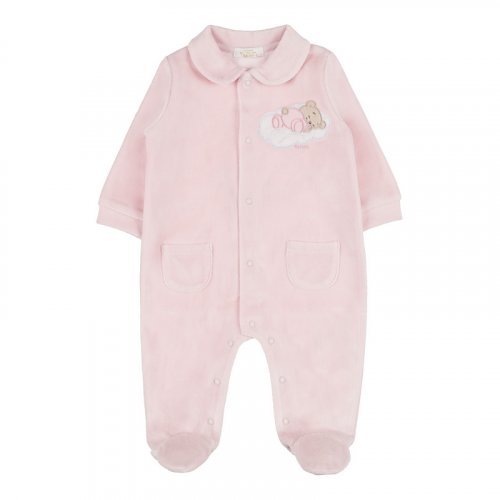 Pink babygro with graphics_9899