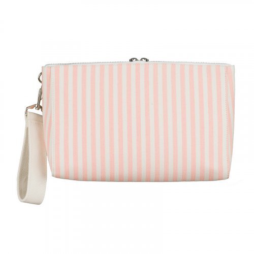 Pochette in pink canvas_9165