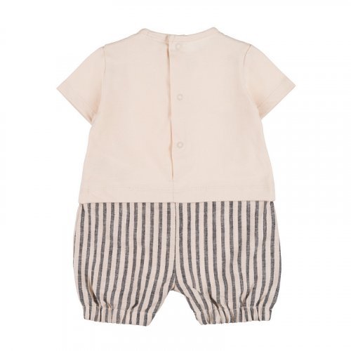 Romper w/suspenders and bow tie_11460