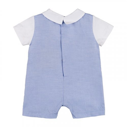 Romper with herringbone dungarees_11632