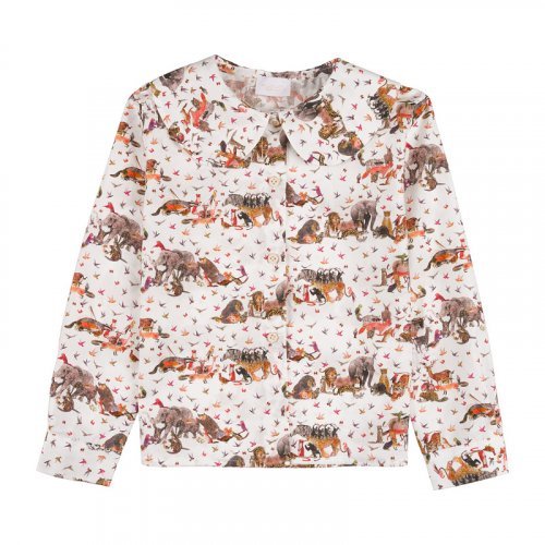 Shirt with jungle pattern