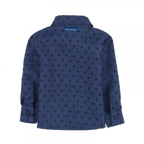 Shirt with polka dot fabric_10876