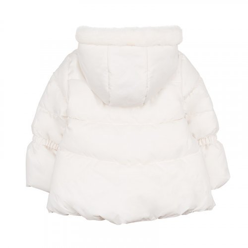 Short White Down Jacket_6674