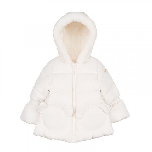 Short White Down Jacket