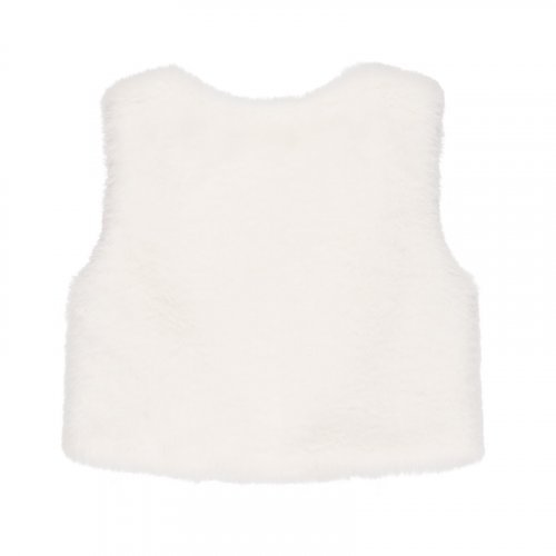 Sleeveless in Cream Faux Fur_6437