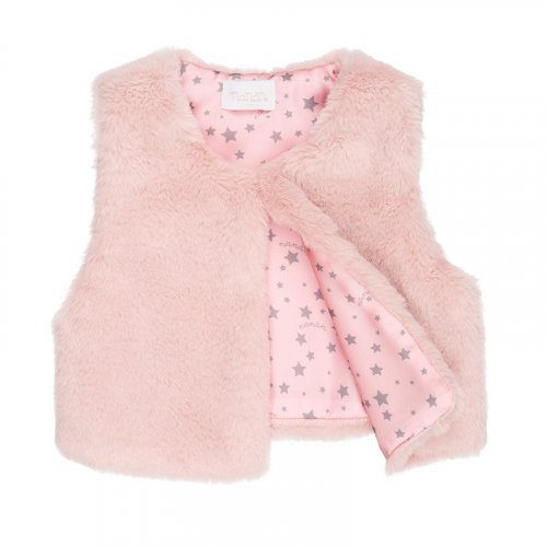 Sleeveless in Pink Faux Fur_6439