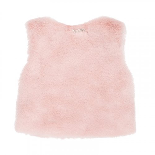 Sleeveless in Pink Faux Fur_6440