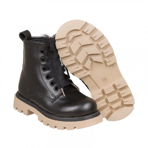 Bota de cuero negro_10921