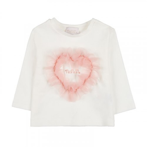 T-shirt con cuore rosa_9593