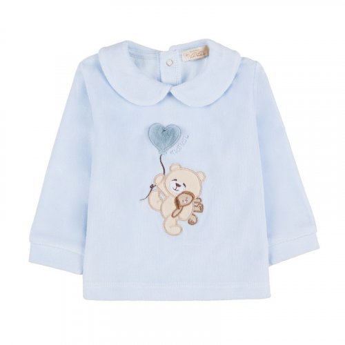 Light blue two-piece babygro_10420