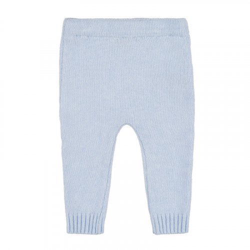 Two-piece light blue yarn babygro_10258