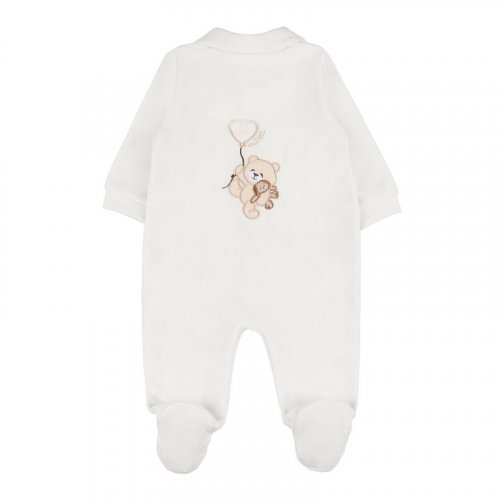 White open front babygro_10437