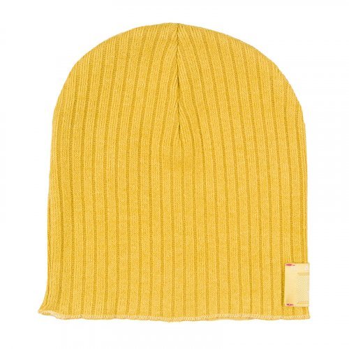 Yellow Ribbed Hat_3582