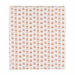 Allover white bear blanket_9857