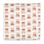 Allover white bear blanket_9858