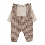 Babygro with beige dungarees_10777