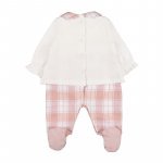 Babygro with tartan insert_10413