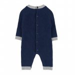 Babygro without collar in blue_10575