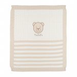 Beige blanket with teddy bear_9773