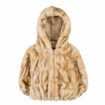 Beige fur coat_10203