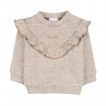 Beige ruffled sweater_10191