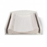 Beige striped changing mat for wooden changing table_2991