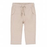 Beige Trousers With Drawstring_6350