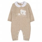 Beige yarn babygro_10260