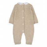 Beige yarn babygro_10261