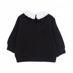 Black Sweatshirt with Collar_6740