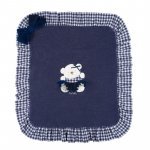 Blanket with blue bear_10170