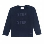 Blue 'Step By Step' T-Shirt_6365