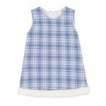 Blue tartan dress_10500