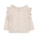 Blusa Crema con Volantes_7176