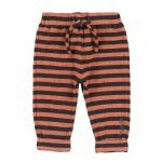 Brown striped trousers_9491