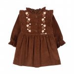 Brown velvet dress_9536