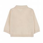 Cardigan con colletto e ricamo_12158