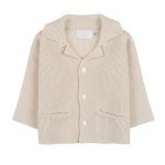 Cardigan in maglia beige_10147