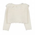 Cardigan with pink  ruffles_10786