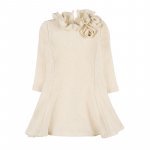 Cream Dress in Lurex_6528