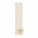 Cream Scarf with Roses_6690