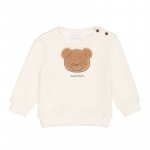 Cream Sweater With Bear_6307