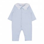 Front opening babygro with collar_11407